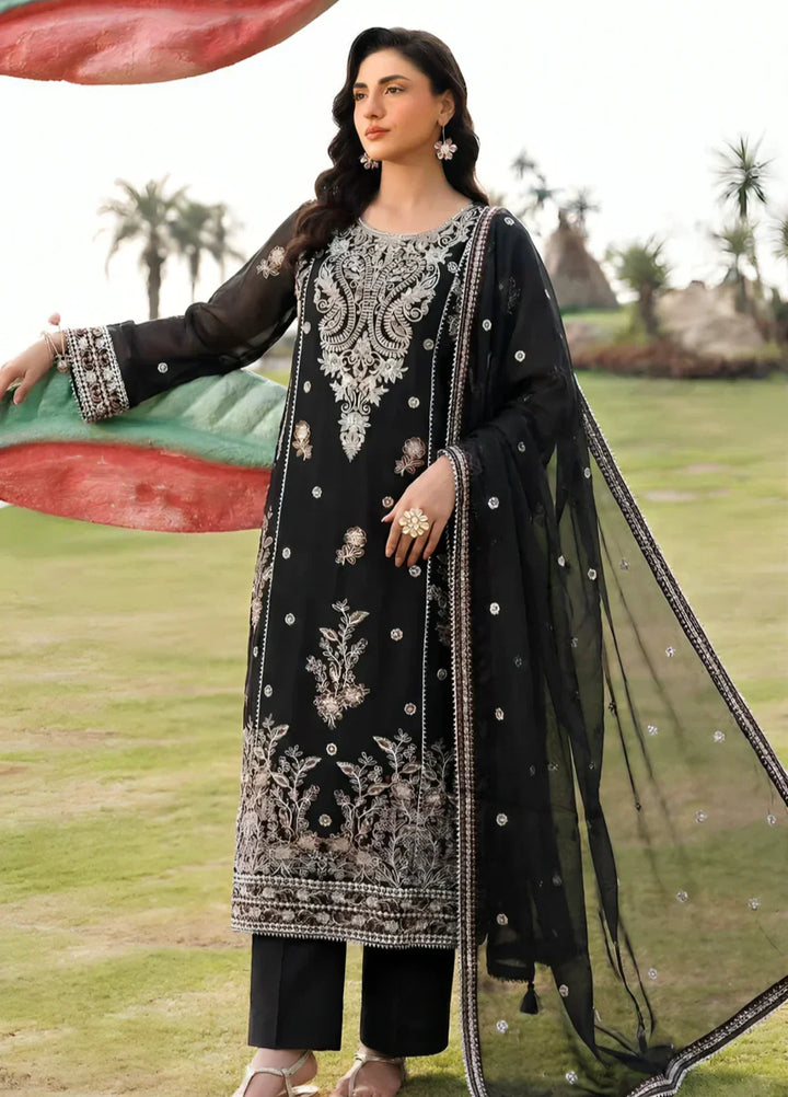 Stitching Cotton Unstitched Embroidered Chiffon 3 Piece Suit WFCU-04 Festive Collection