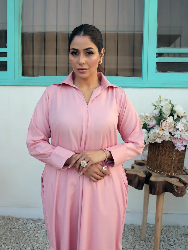 TNG Women RTW Solids Wash N Wear Co-Ord Set Suit Saya Casual Collection