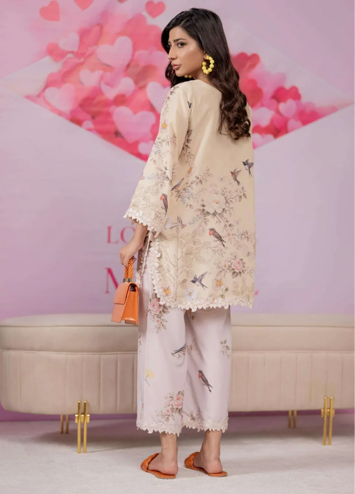 Love Notes Misaal by Ayesha Somaya RTW Printed Lawn Silk 2 Piece Suit Buttercup Casual Collection