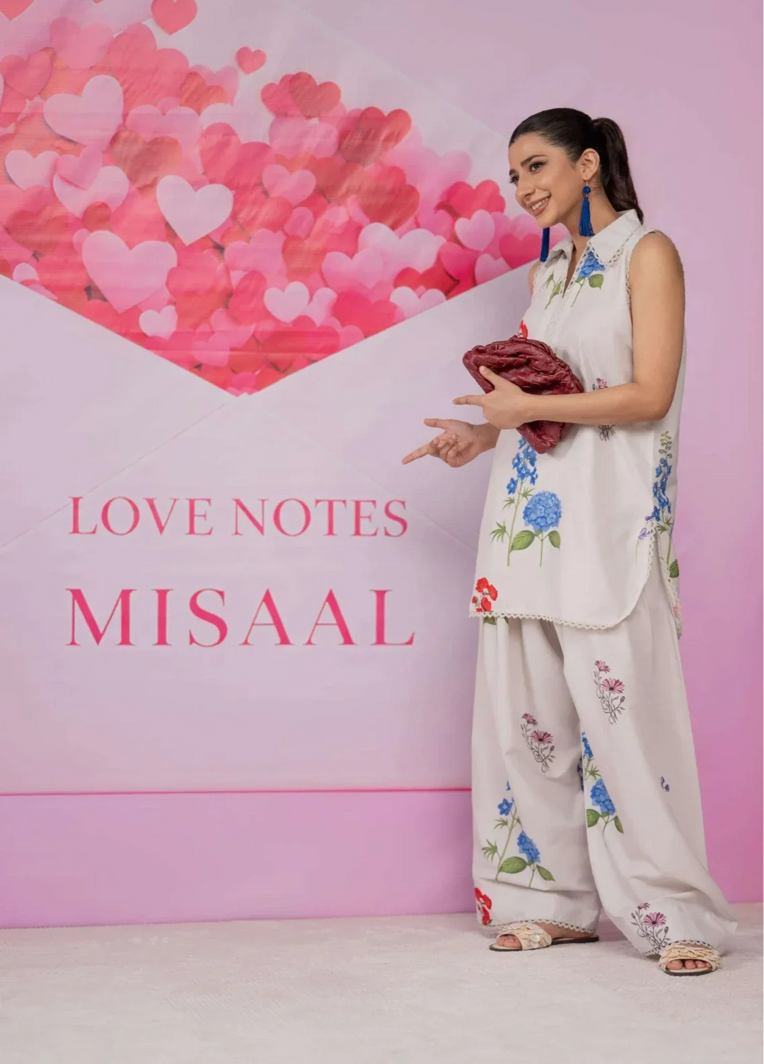 Love Notes Misaal by Ayesha Somaya RTW Printed Lawn Silk 2 Piece Suit Luma Casual Collection