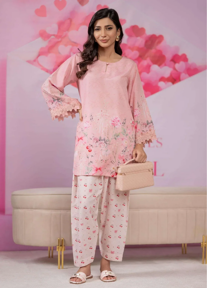 Love Notes Misaal by Ayesha Somaya RTW Printed Lawn Silk 2 Piece Suit Peony Casual Collection