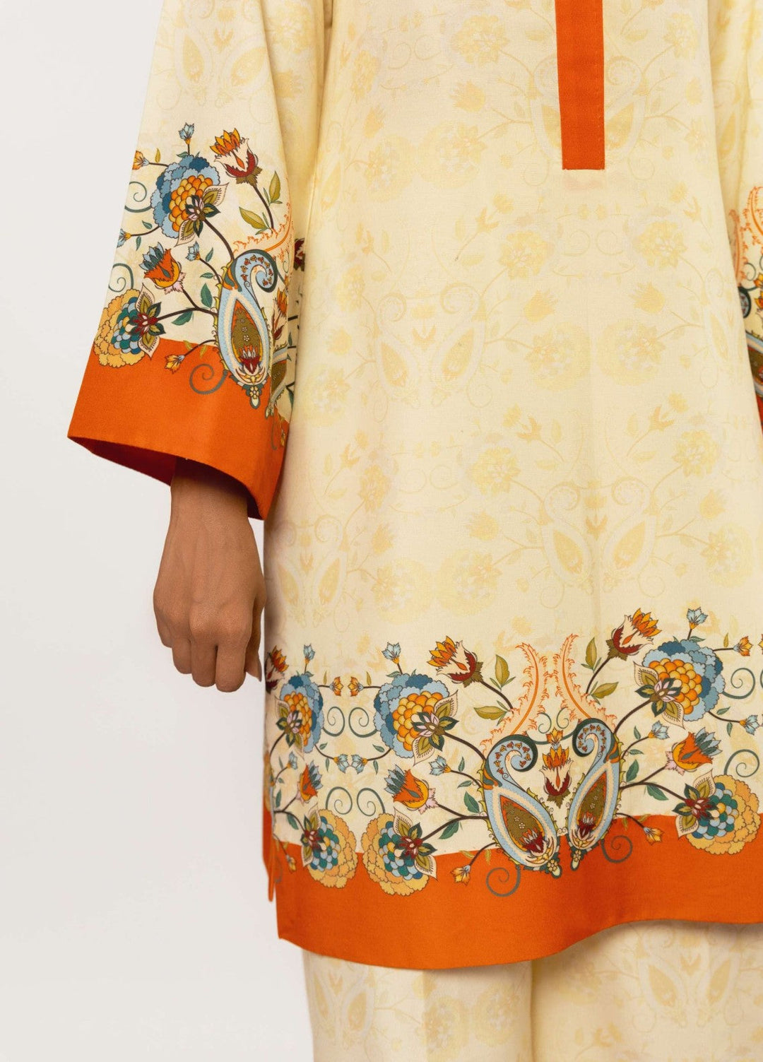 Ella Women RTW Printed Silk 2 Piece Suit Samarkand Sundown Eid Collection