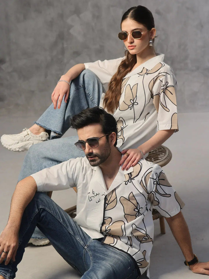 TNG Unisex RTW Printed Cambric 1 Piece Suit Aashna Casual Collection
