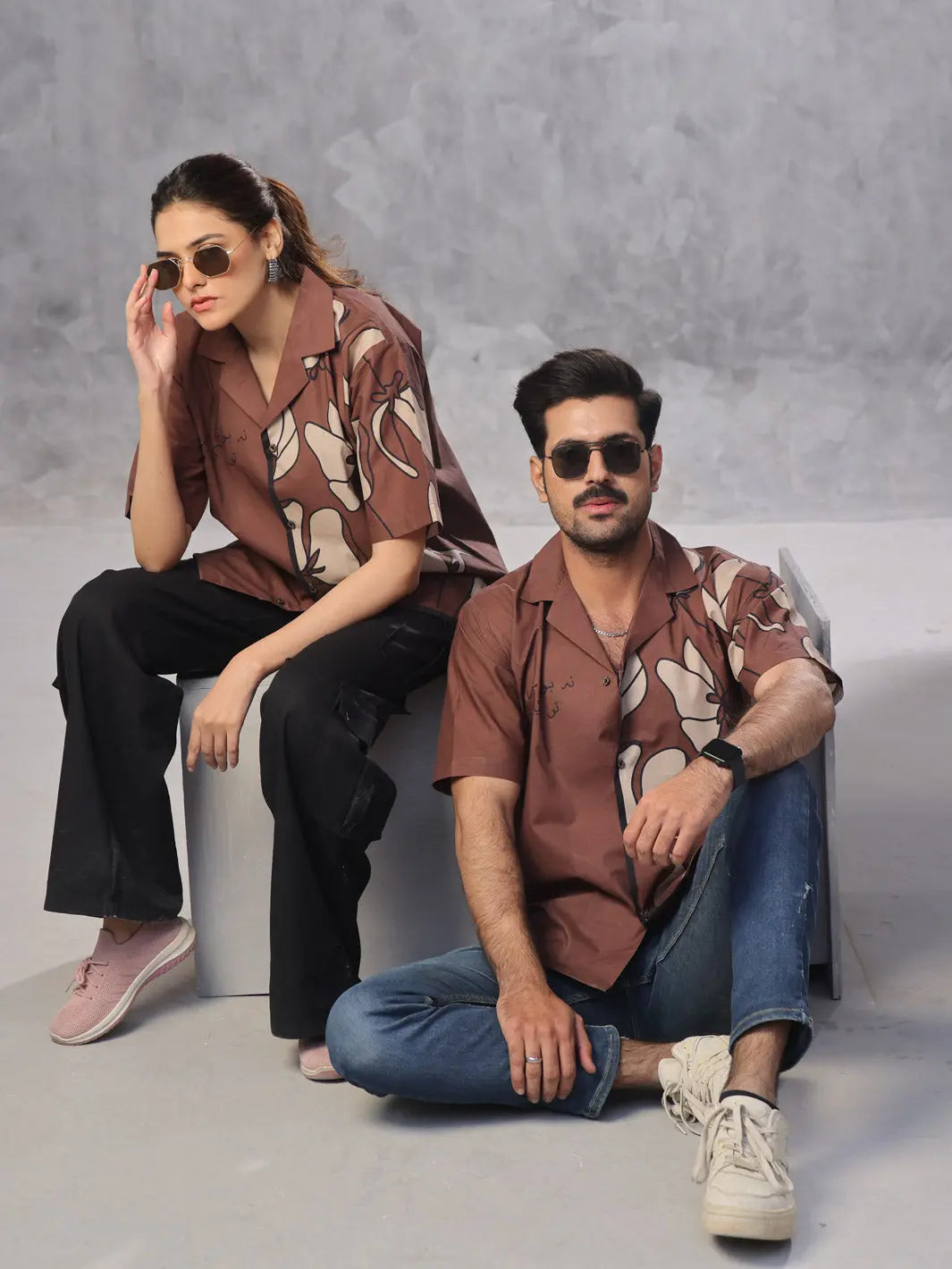 TNG Unisex RTW Printed Cambric 1 Piece Suit Dastoor Casual Collection