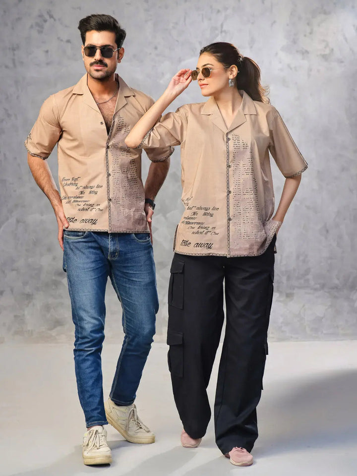TNG Unisex RTW Printed Cambric 1 Piece Suit Shiddat Casual Collection