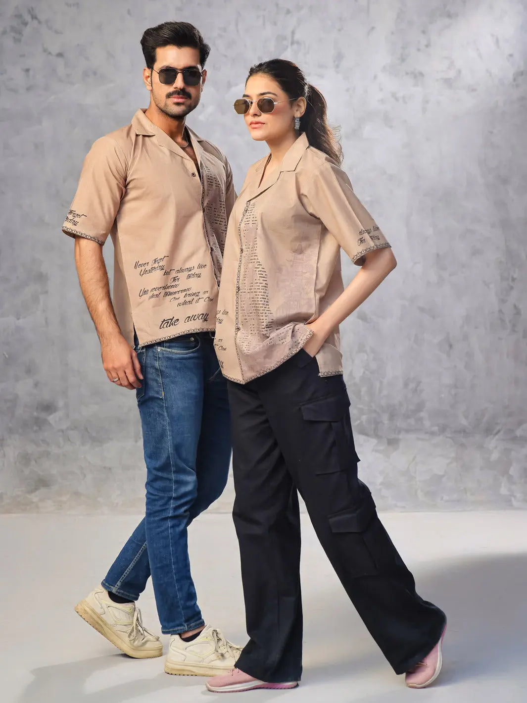 TNG Unisex RTW Printed Cambric 1 Piece Suit Shiddat Casual Collection