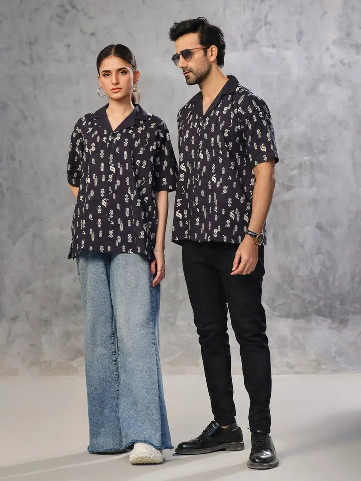 TNG Unisex RTW Printed Cambric 1 Piece Suit Ahista Casual Collection