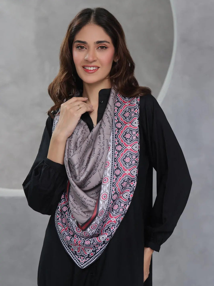 TNG Women RTW Printed Crinkle Chiffon 1 Piece Pukaar Scarf Casual Collection