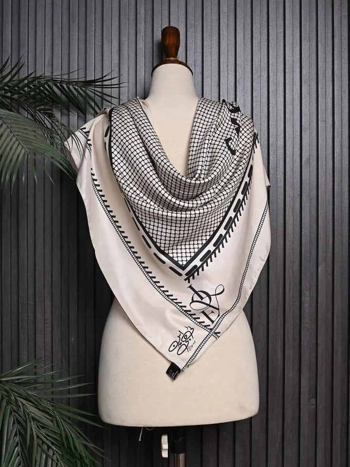 TNG Women RTW Printed Crinkle Chiffon 1 Piece Parwaaz Scarf Casual Collection