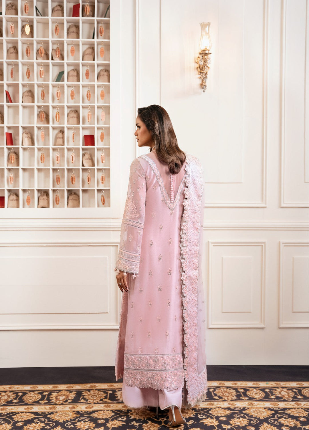 Check In by Zarizaa Unstitched Embroidered Chiffon 3 Piece Suit PRISM Festive Collection