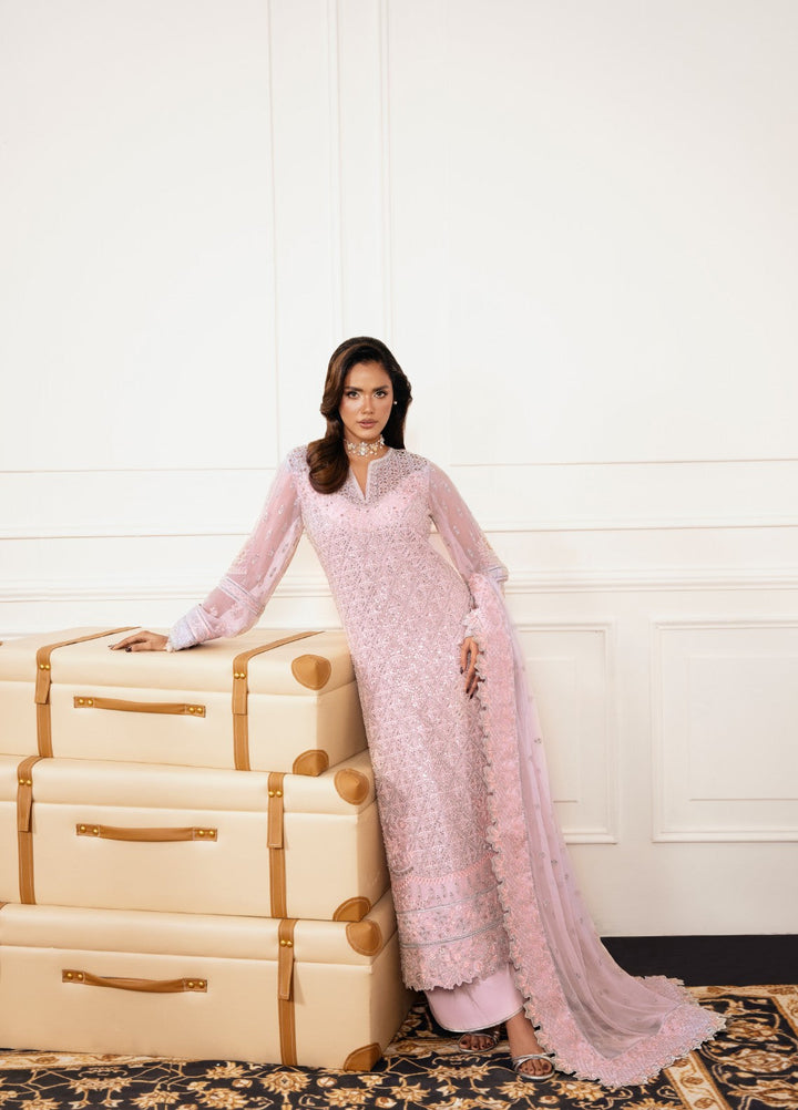 Check In by Zarizaa Unstitched Embroidered Chiffon 3 Piece Suit PRISM Festive Collection