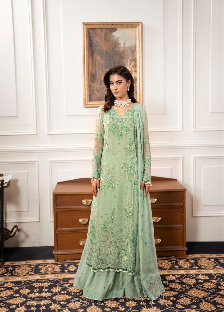Check In by Zarizaa Unstitched Embroidered Chiffon 3 Piece Suit REGALIA Festive Collection