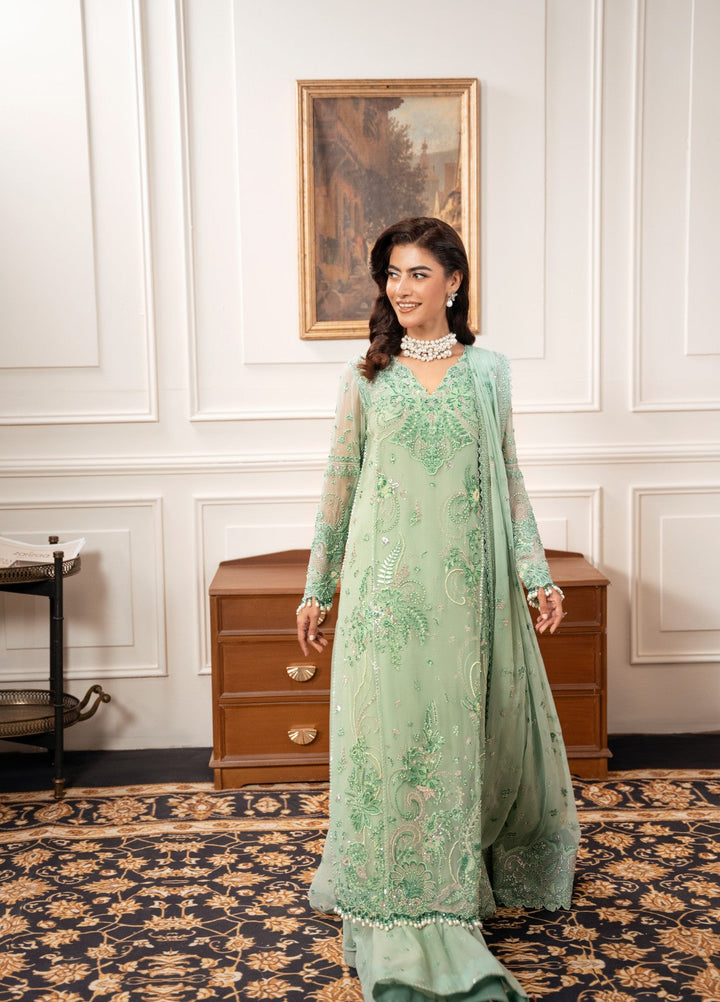 Check In by Zarizaa Unstitched Embroidered Chiffon 3 Piece Suit REGALIA Festive Collection