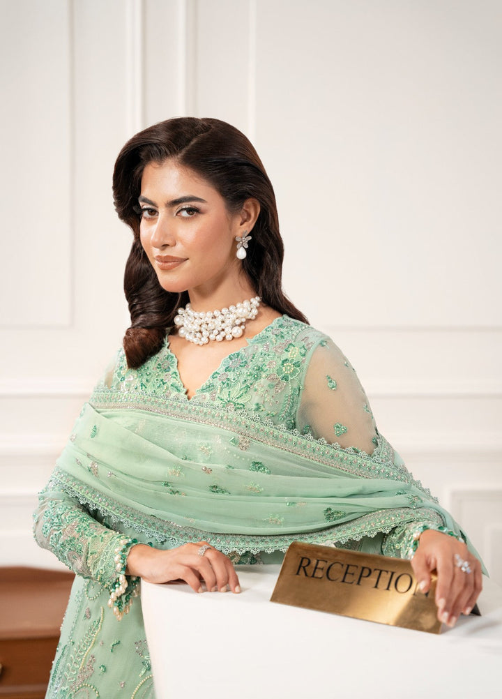 Check In by Zarizaa Unstitched Embroidered Chiffon 3 Piece Suit REGALIA Festive Collection