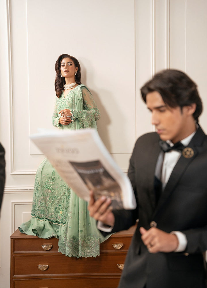 Check In by Zarizaa Unstitched Embroidered Chiffon 3 Piece Suit REGALIA Festive Collection