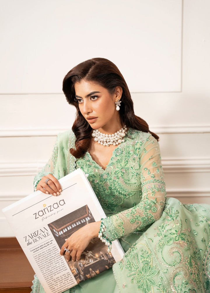Check In by Zarizaa Unstitched Embroidered Chiffon 3 Piece Suit REGALIA Festive Collection
