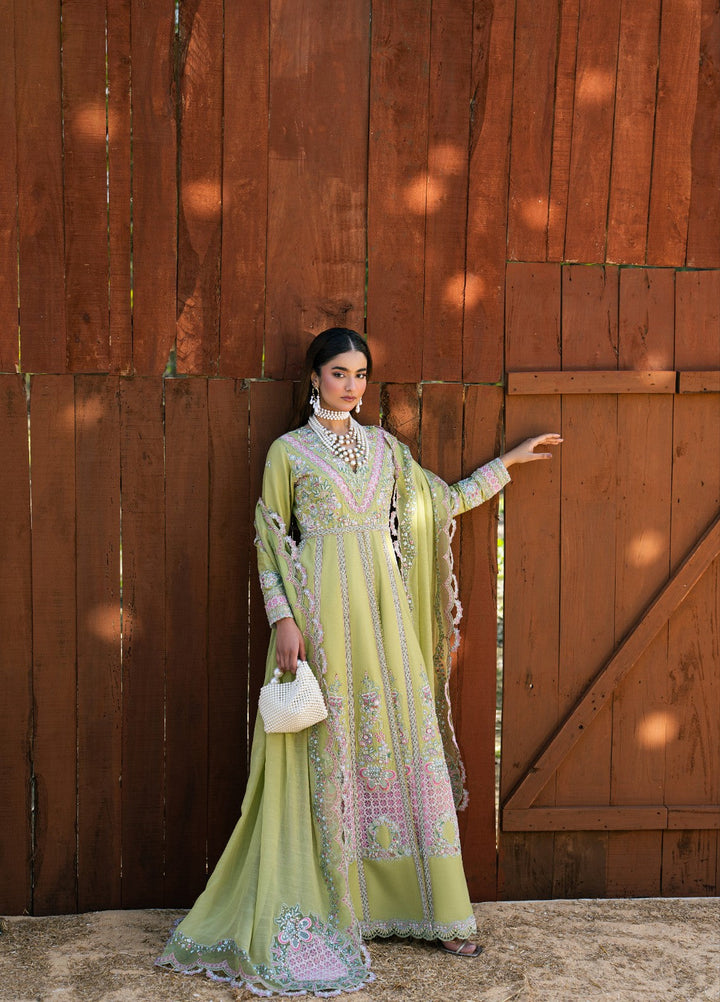 Aura of Flora by Zarizaa Unstitched Embroidered Lawn 3 Piece Suit MOSS Lawn Collection