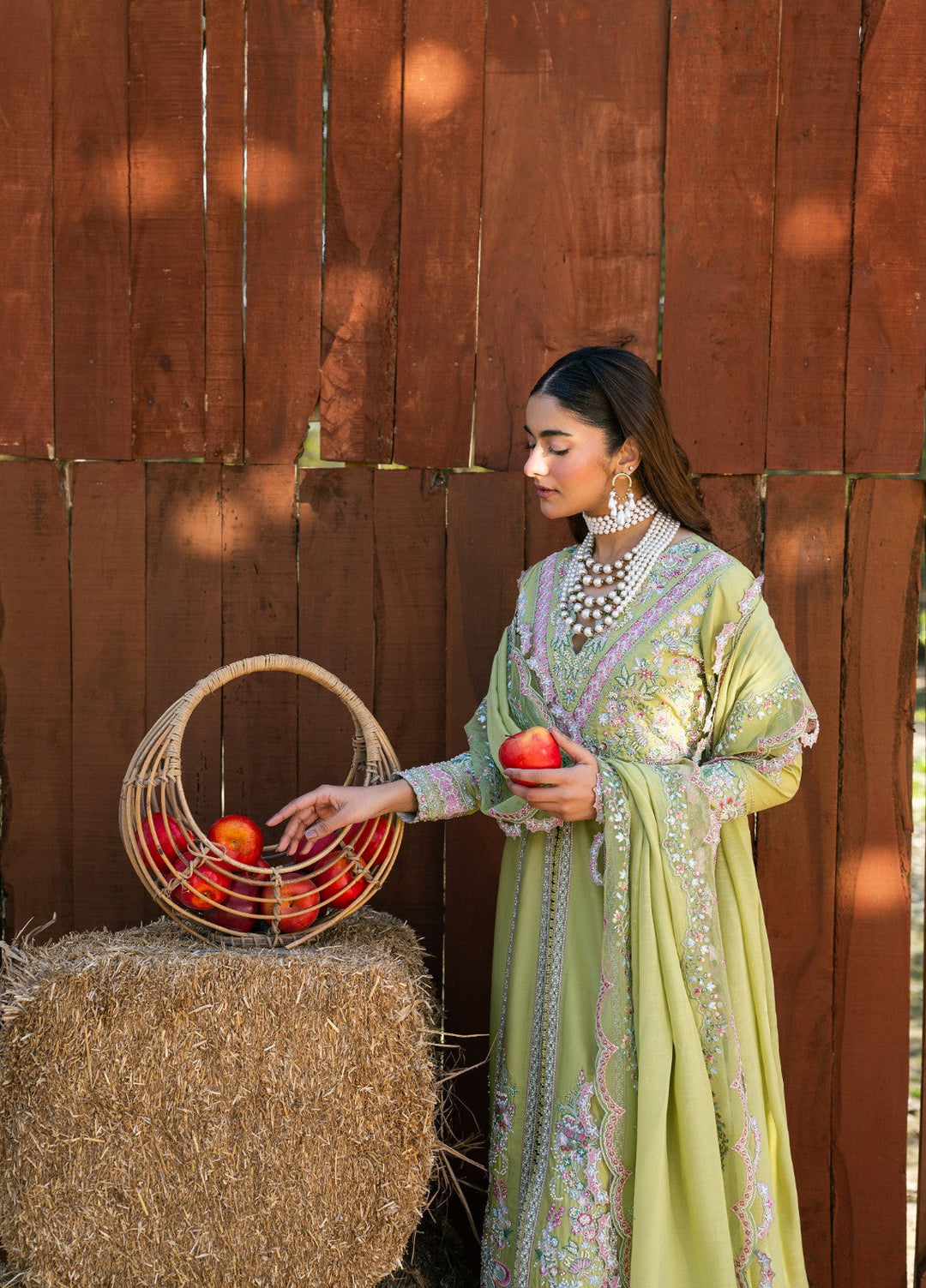 Aura of Flora by Zarizaa Unstitched Embroidered Lawn 3 Piece Suit MOSS Lawn Collection