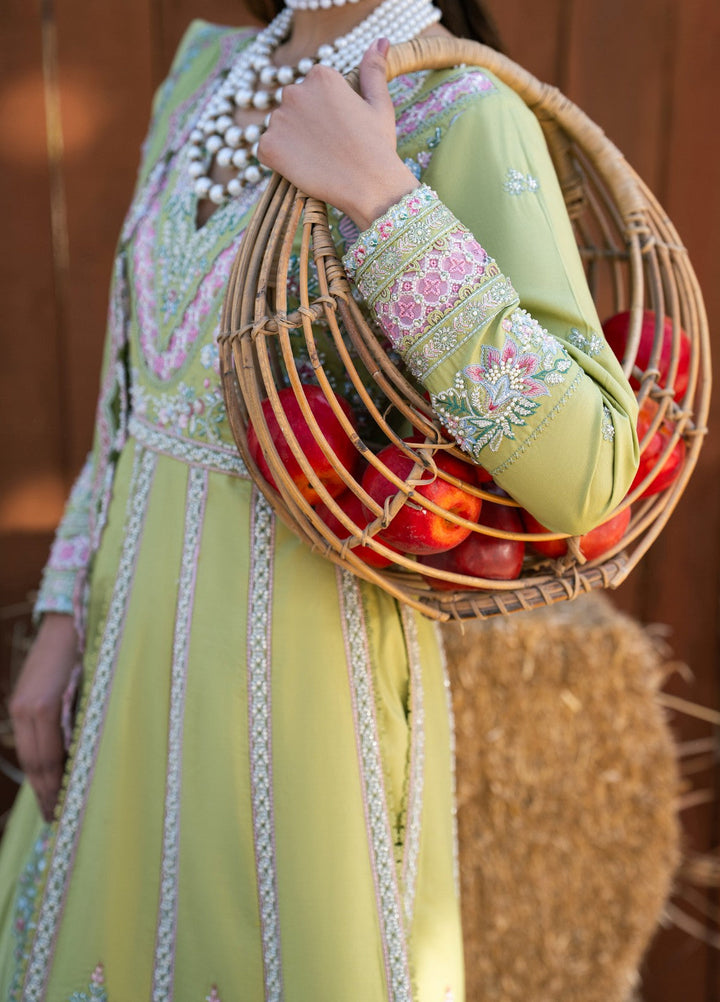 Aura of Flora by Zarizaa Unstitched Embroidered Lawn 3 Piece Suit MOSS Lawn Collection