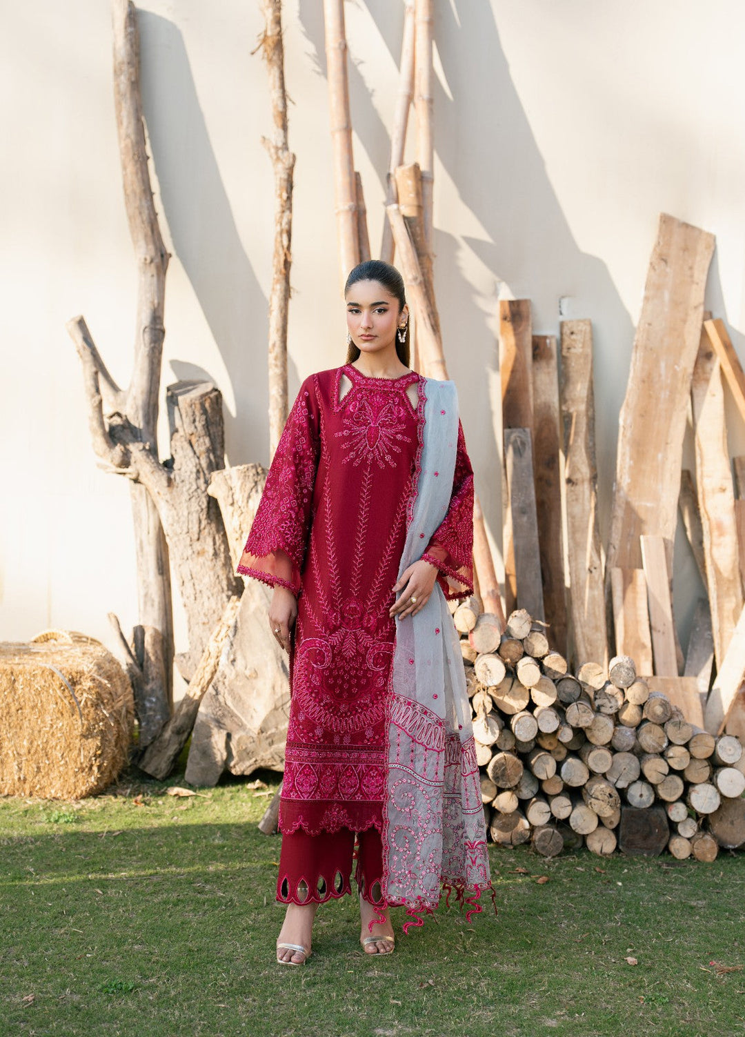 Aura of Flora by Zarizaa Unstitched Embroidered Lawn 3 Piece Suit PIXEL Lawn Collection