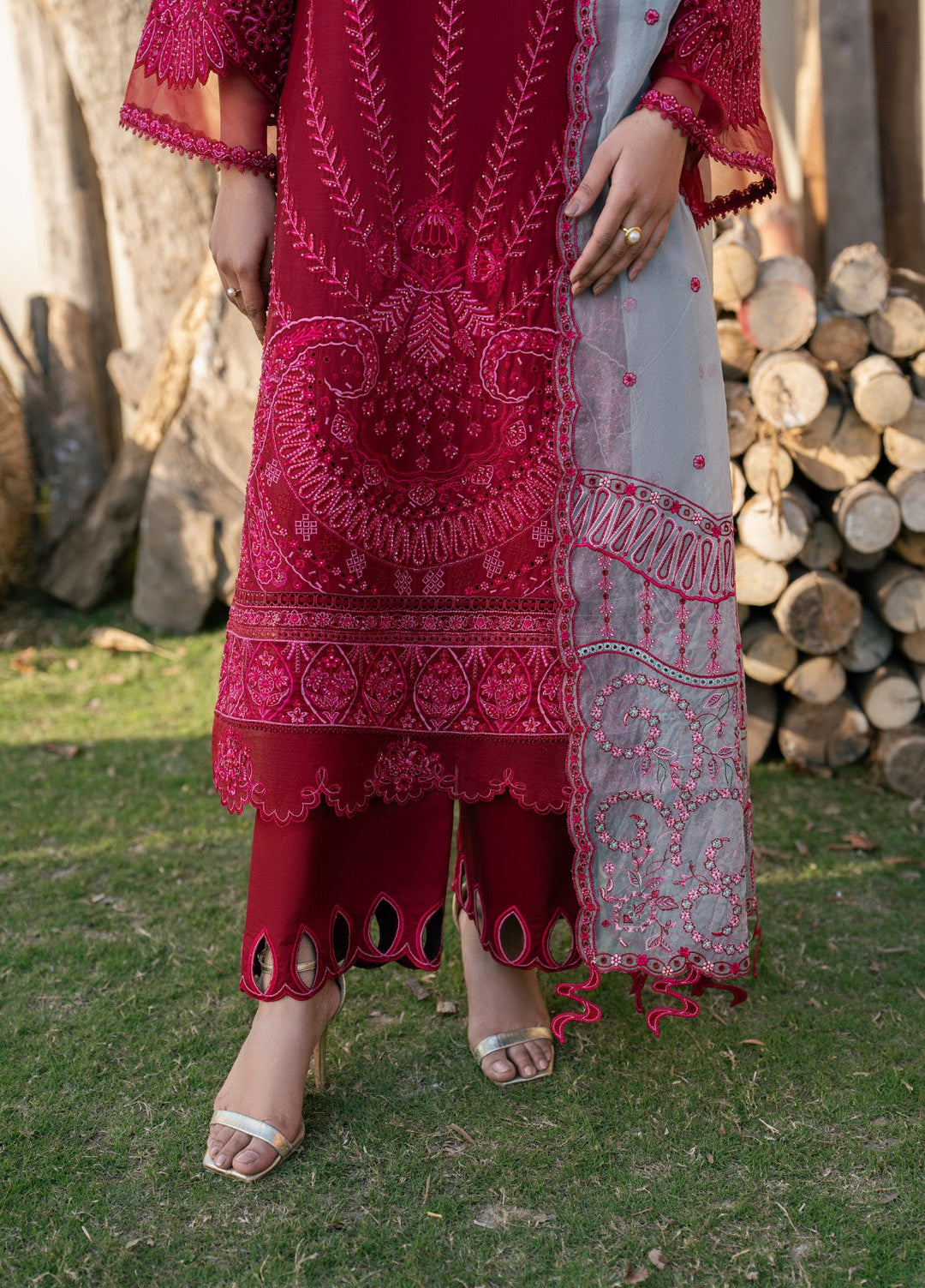 Aura of Flora by Zarizaa Unstitched Embroidered Lawn 3 Piece Suit PIXEL Lawn Collection