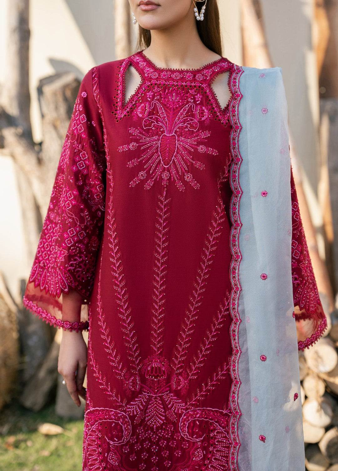Aura of Flora by Zarizaa Unstitched Embroidered Lawn 3 Piece Suit PIXEL Lawn Collection