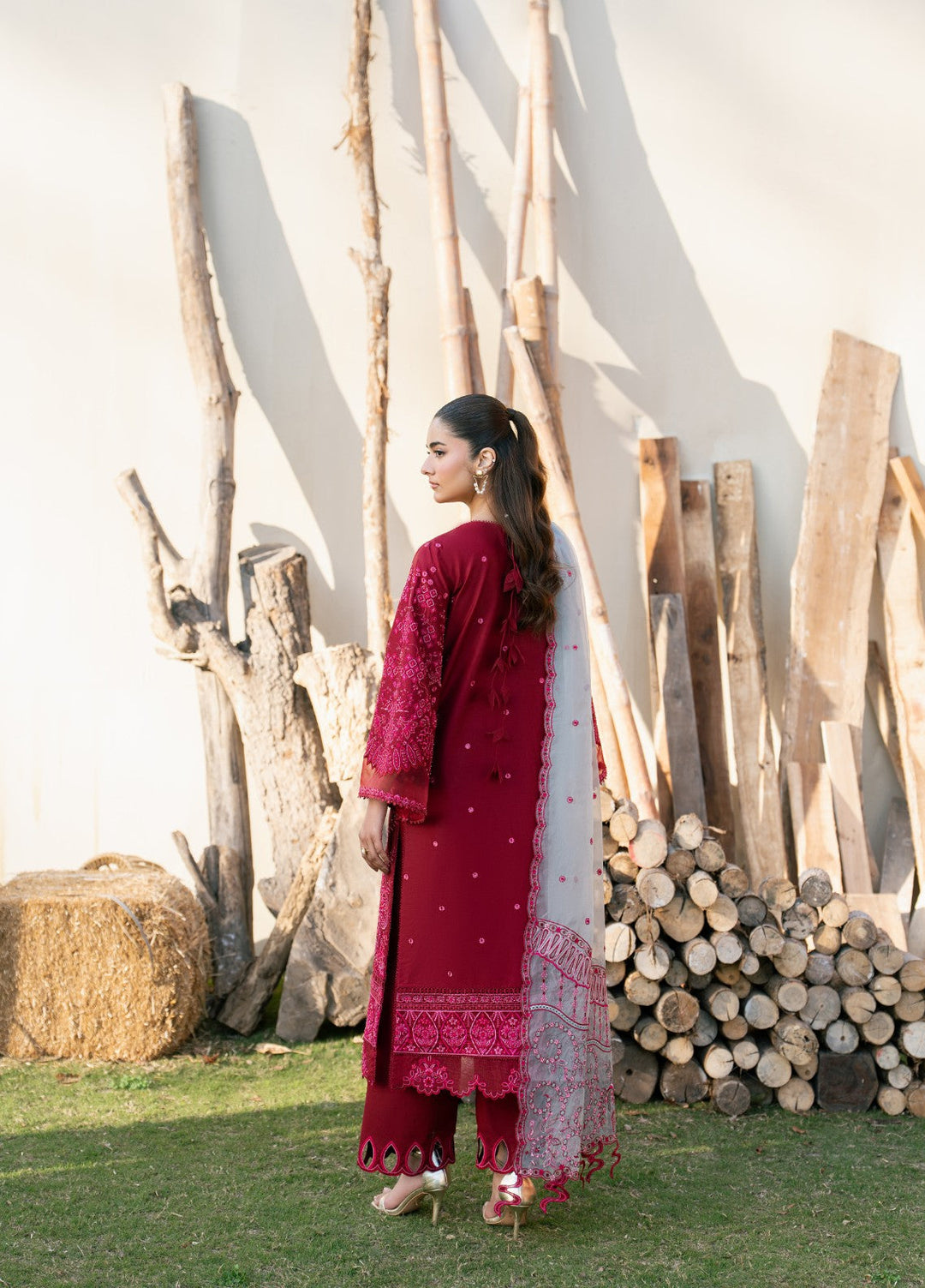 Aura of Flora by Zarizaa Unstitched Embroidered Lawn 3 Piece Suit PIXEL Lawn Collection
