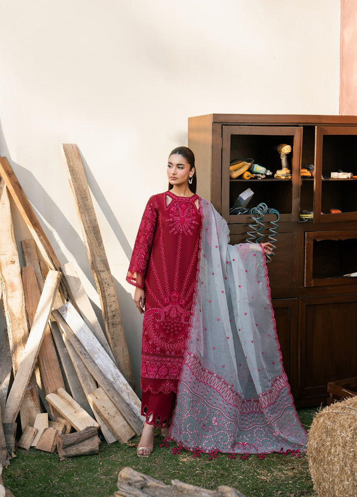 Aura of Flora by Zarizaa Unstitched Embroidered Lawn 3 Piece Suit PIXEL Lawn Collection