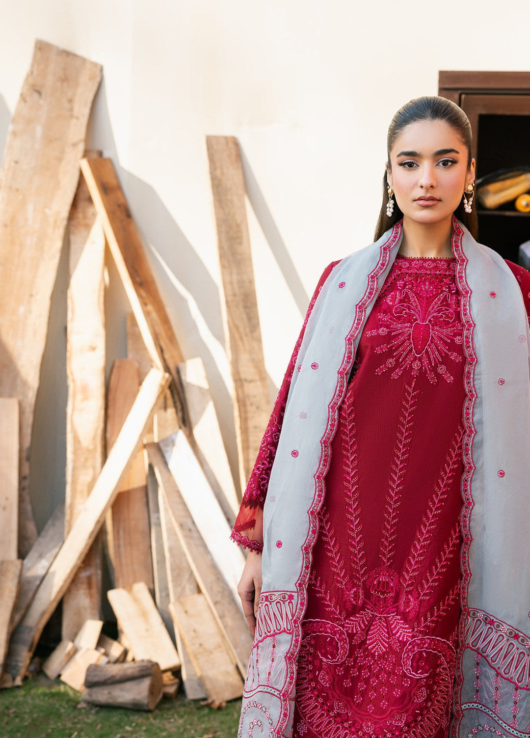 Aura of Flora by Zarizaa Unstitched Embroidered Lawn 3 Piece Suit PIXEL Lawn Collection