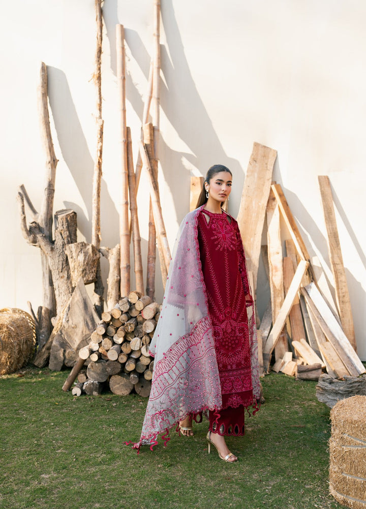 Aura of Flora by Zarizaa Unstitched Embroidered Lawn 3 Piece Suit PIXEL Lawn Collection