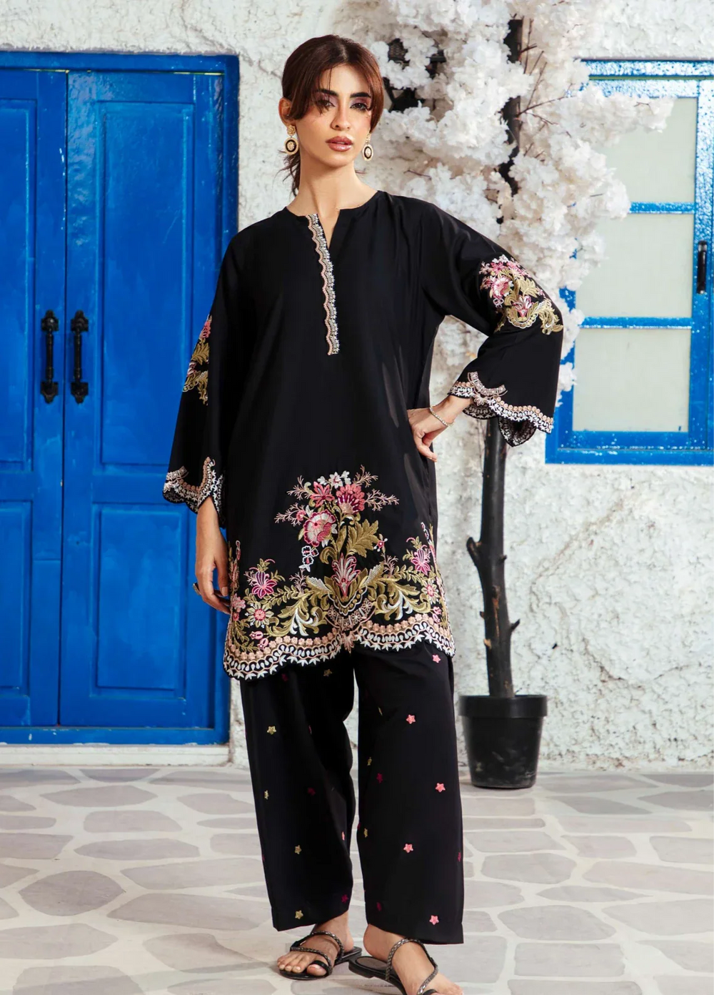 Noore by Amal RTW Embroidered Blended Lawn 2 Piece Suit Mehar Casual Collection
