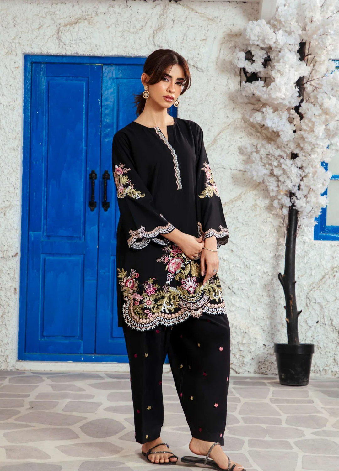Noore by Amal RTW Embroidered Blended Lawn 2 Piece Suit Mehar Casual Collection