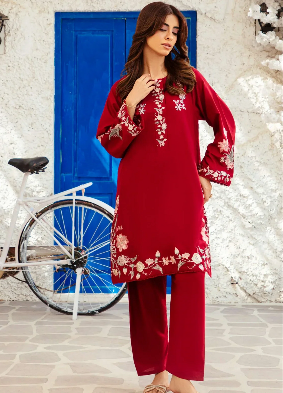 Noore by Amal RTW Embroidered Blended Lawn 2 Piece Suit Seher Casual Collection