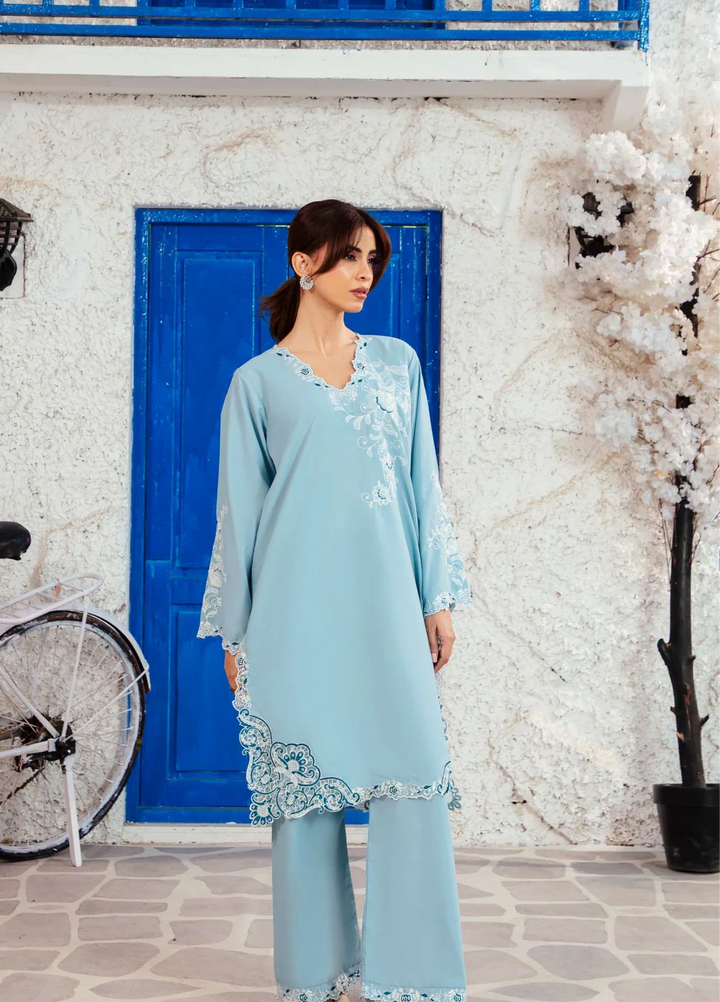Noore by Amal RTW Embroidered Blended Lawn 2 Piece Suit Elaf Casual Collection