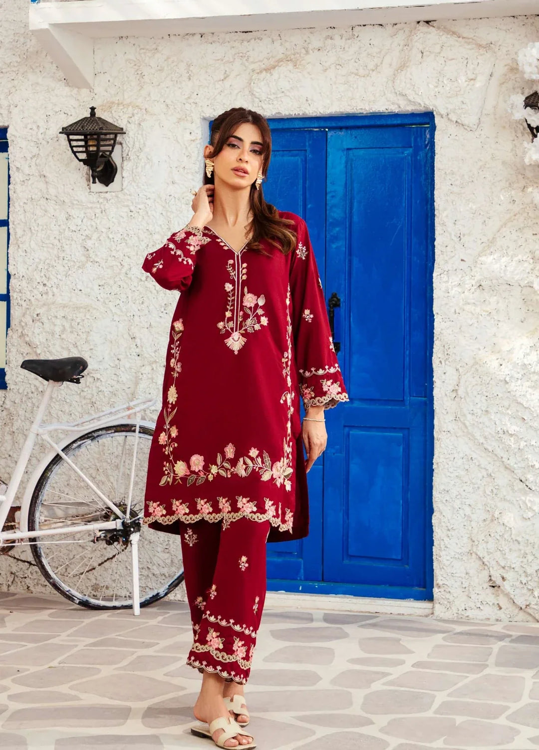 Noore by Amal RTW Embroidered Blended Lawn 2 Piece Suit Sila Casual Collection