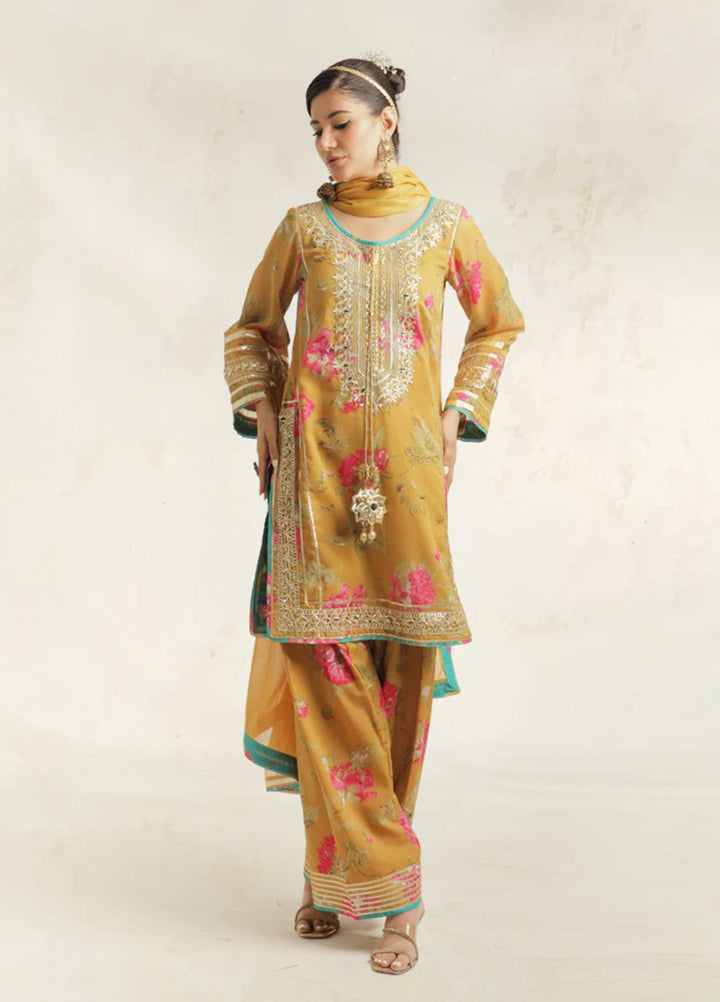 Melody of Colours by Guleenoor RTW Printed Lawn 3 Piece Suit Sarson Eid Collection