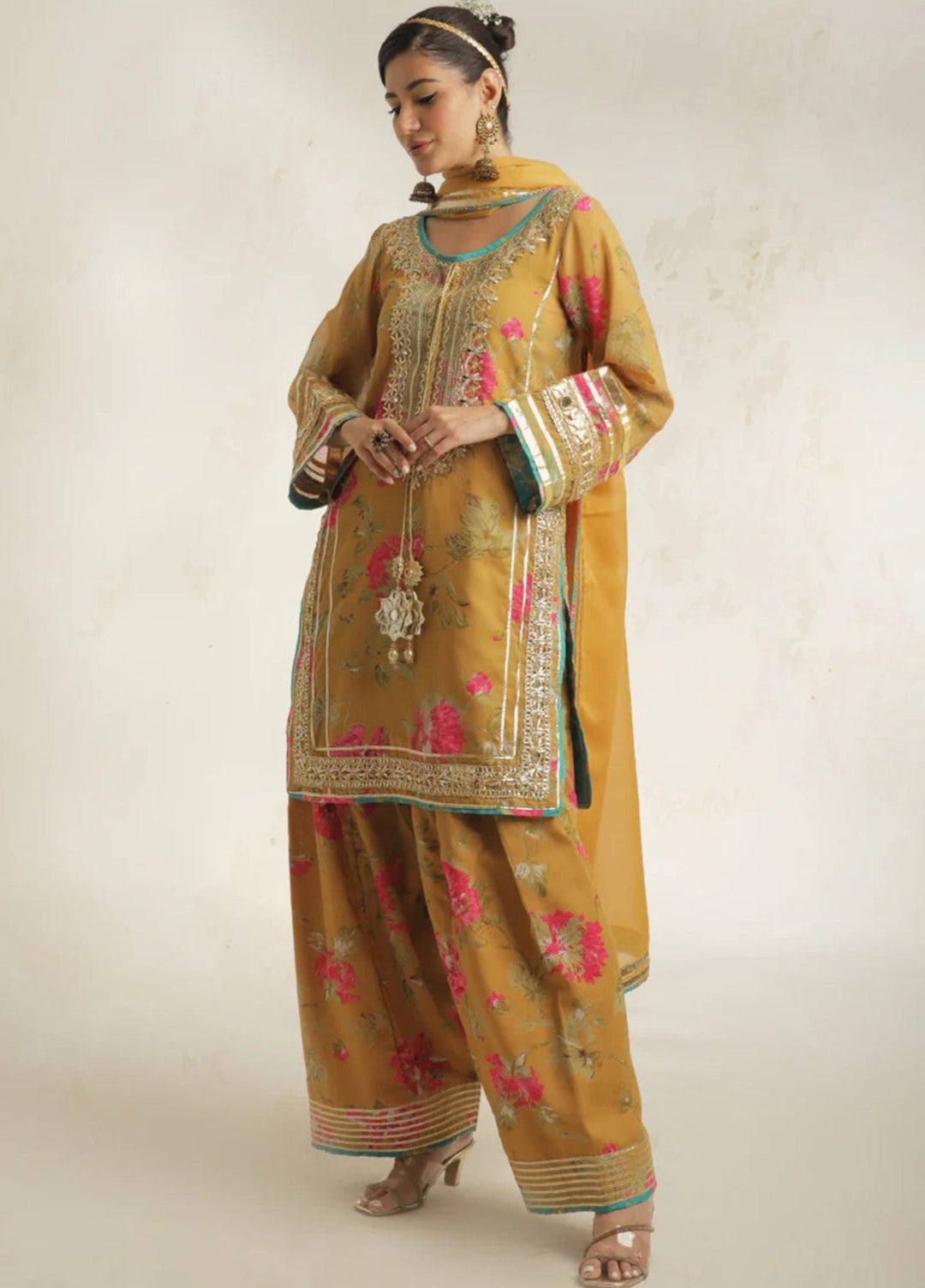 Melody of Colours by Guleenoor RTW Printed Lawn 3 Piece Suit Sarson Eid Collection