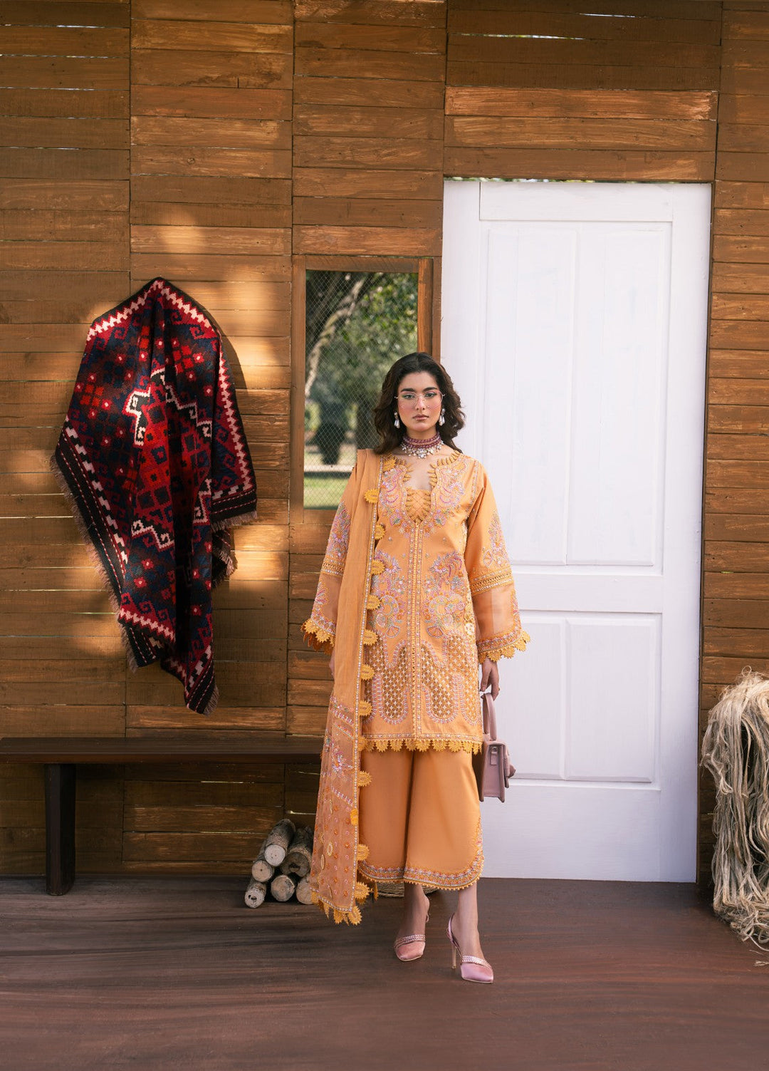 Aura of Flora by Zarizaa Unstitched Embroidered Lawn 3 Piece Suit FLUX Lawn Collection
