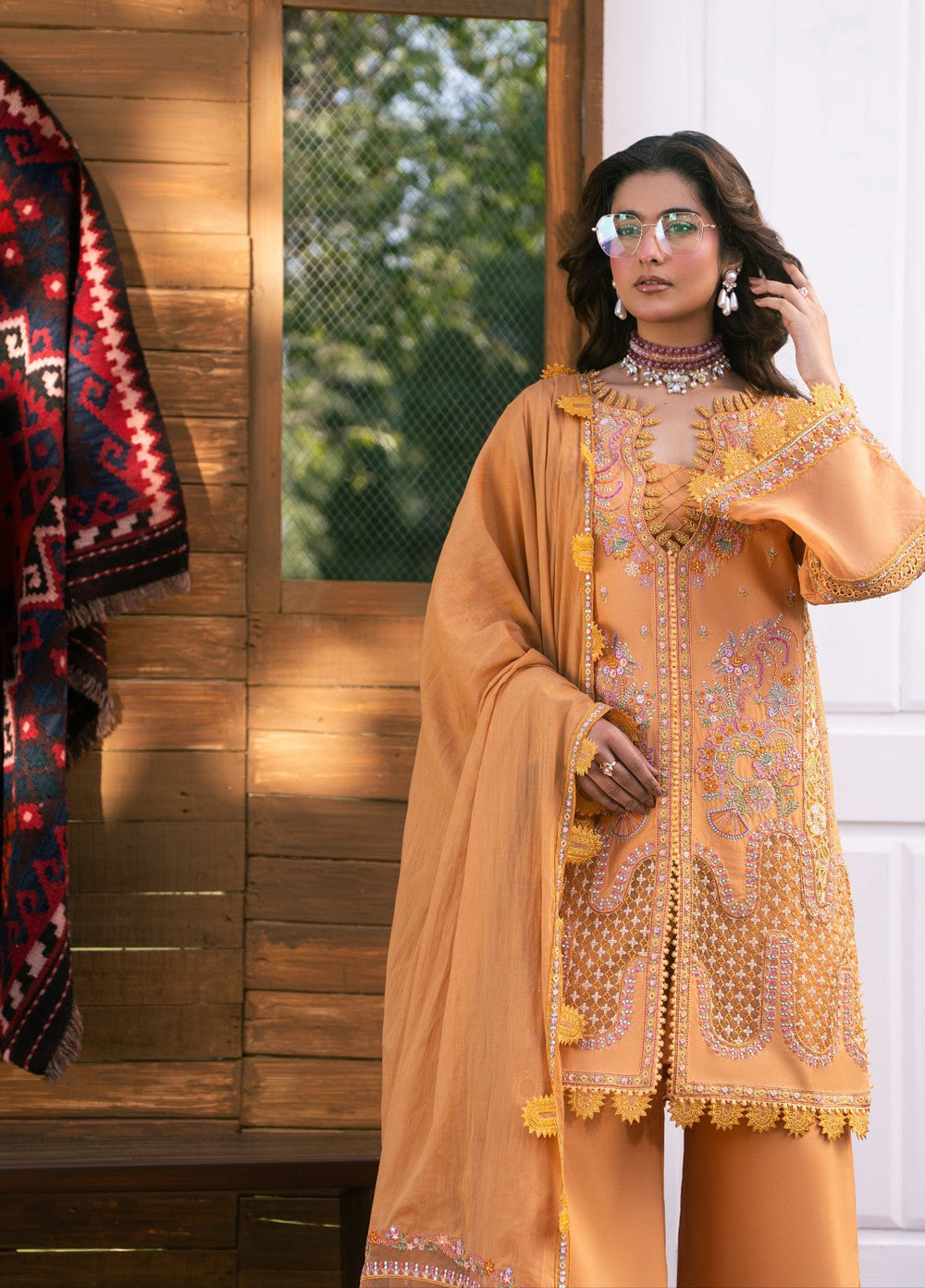 Aura of Flora by Zarizaa Unstitched Embroidered Lawn 3 Piece Suit FLUX Lawn Collection