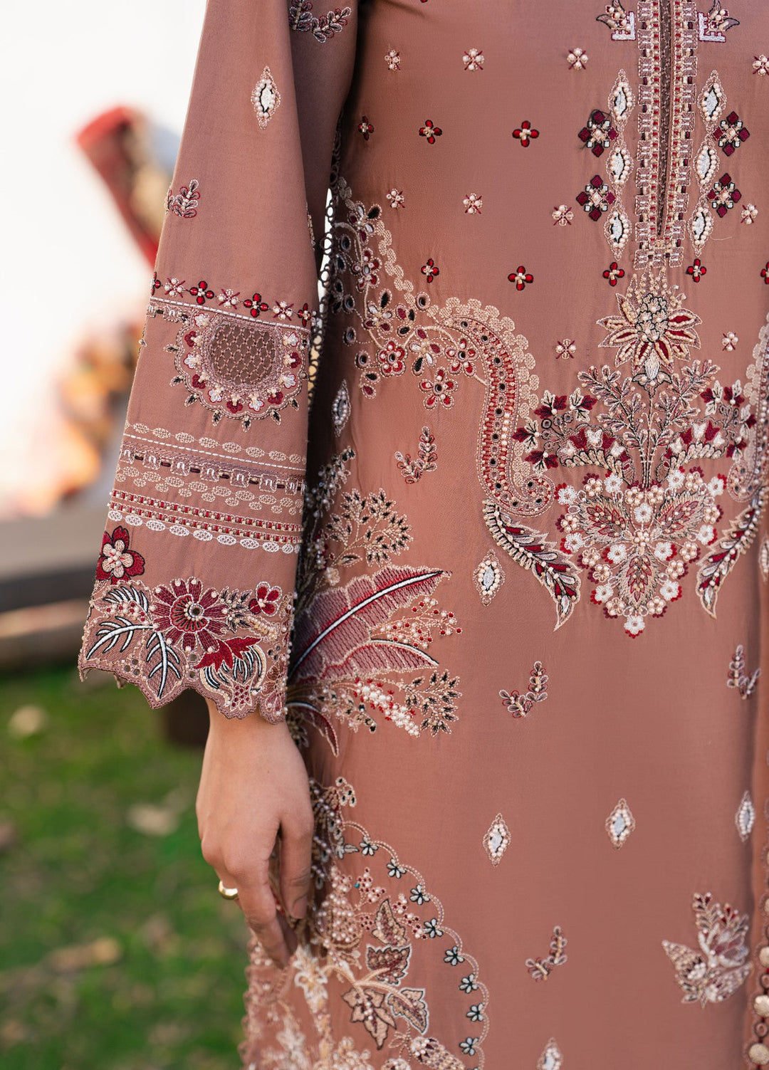 Aura of Flora by Zarizaa Unstitched Embroidered Lawn 3 Piece Suit MAGMA Lawn Collection