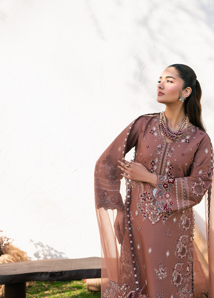 Aura of Flora by Zarizaa Unstitched Embroidered Lawn 3 Piece Suit MAGMA Lawn Collection