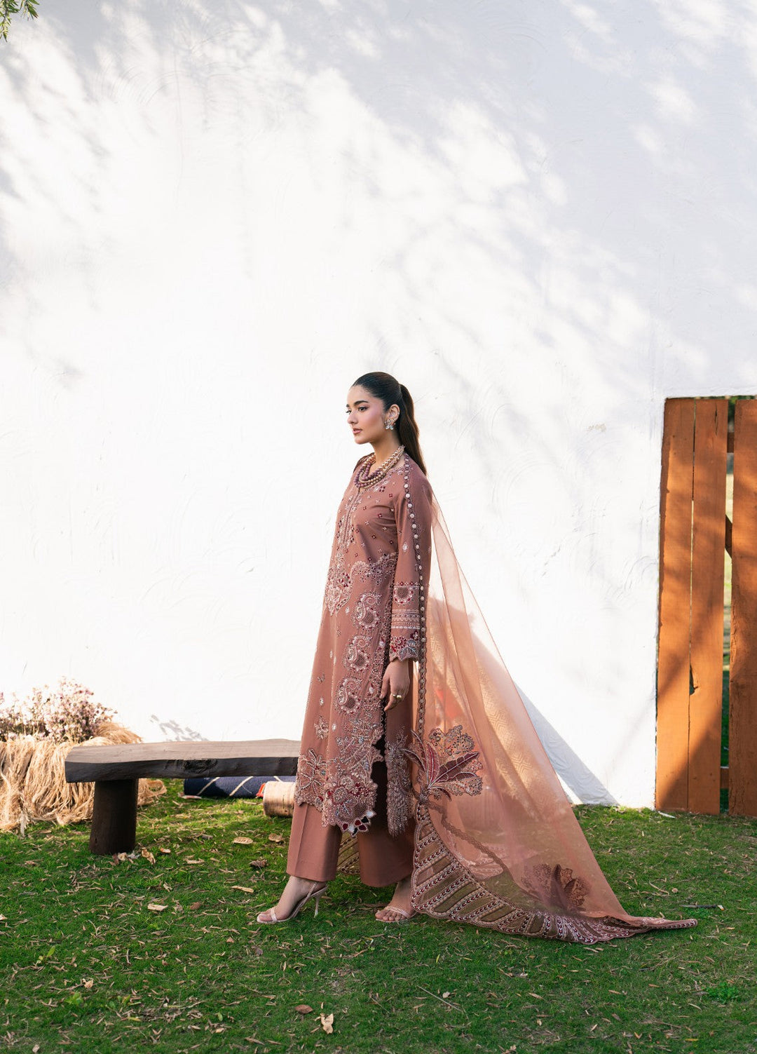 Aura of Flora by Zarizaa Unstitched Embroidered Lawn 3 Piece Suit MAGMA Lawn Collection