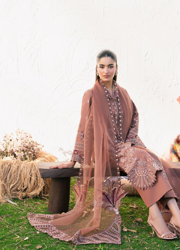 Aura of Flora by Zarizaa Unstitched Embroidered Lawn 3 Piece Suit MAGMA Lawn Collection