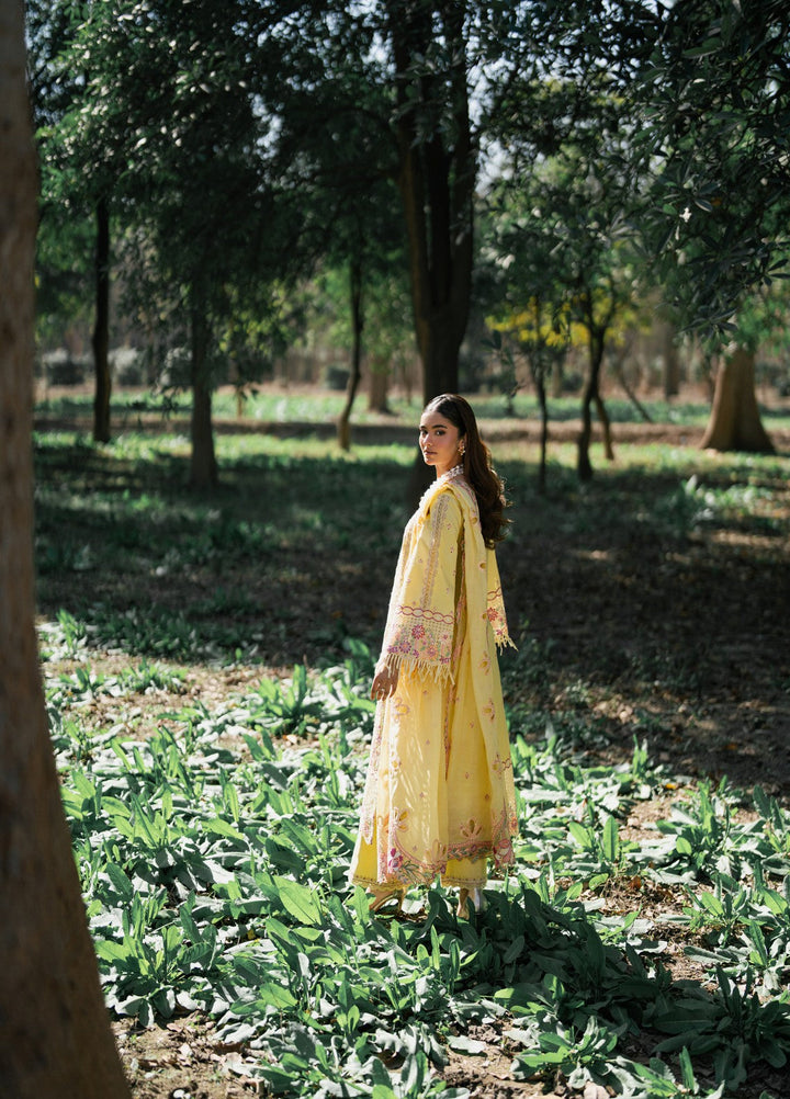 Aura of Flora by Zarizaa Unstitched Embroidered Lawn 3 Piece Suit HONEY Lawn Collection