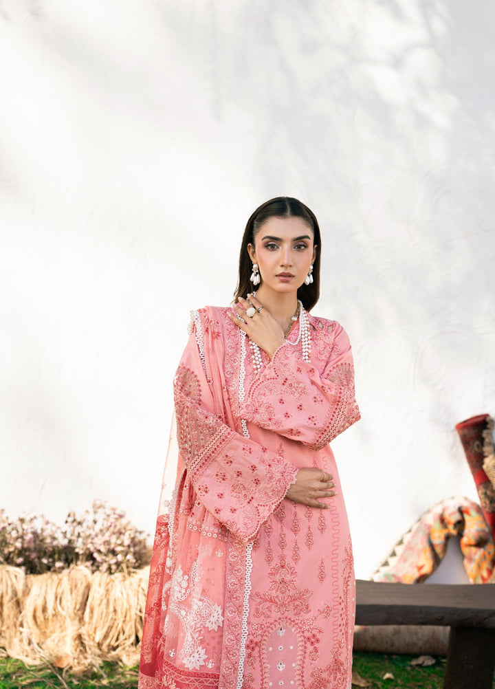 Aura of Flora by Zarizaa Unstitched Embroidered Lawn 3 Piece Suit LYRA Lawn Collection