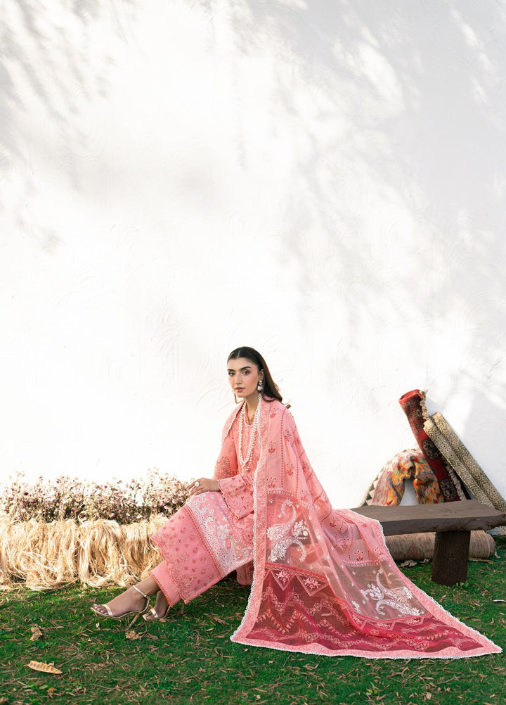 Aura of Flora by Zarizaa Unstitched Embroidered Lawn 3 Piece Suit LYRA Lawn Collection