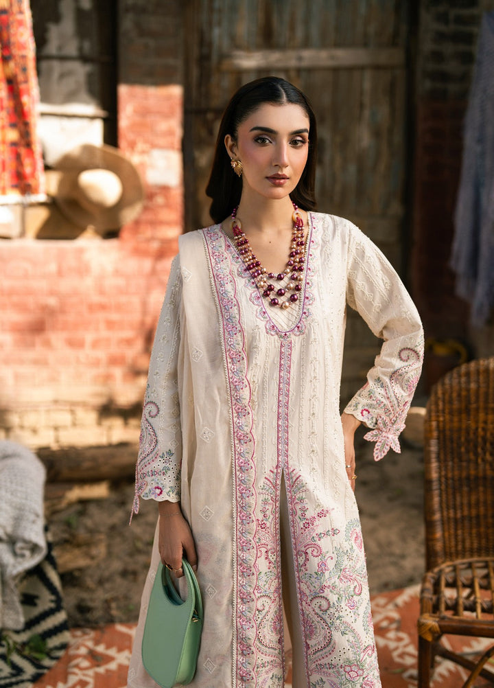 Aura of Flora by Zarizaa Unstitched Embroidered Lawn 3 Piece Suit LOTUS Lawn Collection