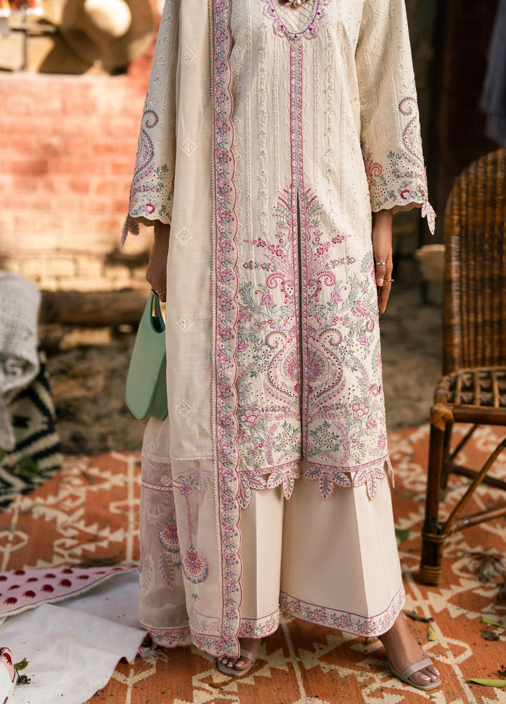 Aura of Flora by Zarizaa Unstitched Embroidered Lawn 3 Piece Suit LOTUS Lawn Collection