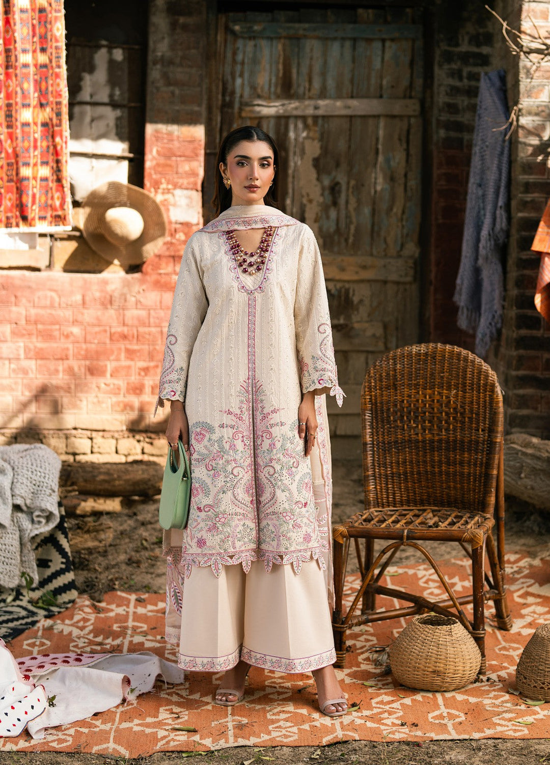 Aura of Flora by Zarizaa Unstitched Embroidered Lawn 3 Piece Suit LOTUS Lawn Collection