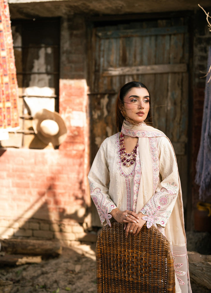 Aura of Flora by Zarizaa Unstitched Embroidered Lawn 3 Piece Suit LOTUS Lawn Collection